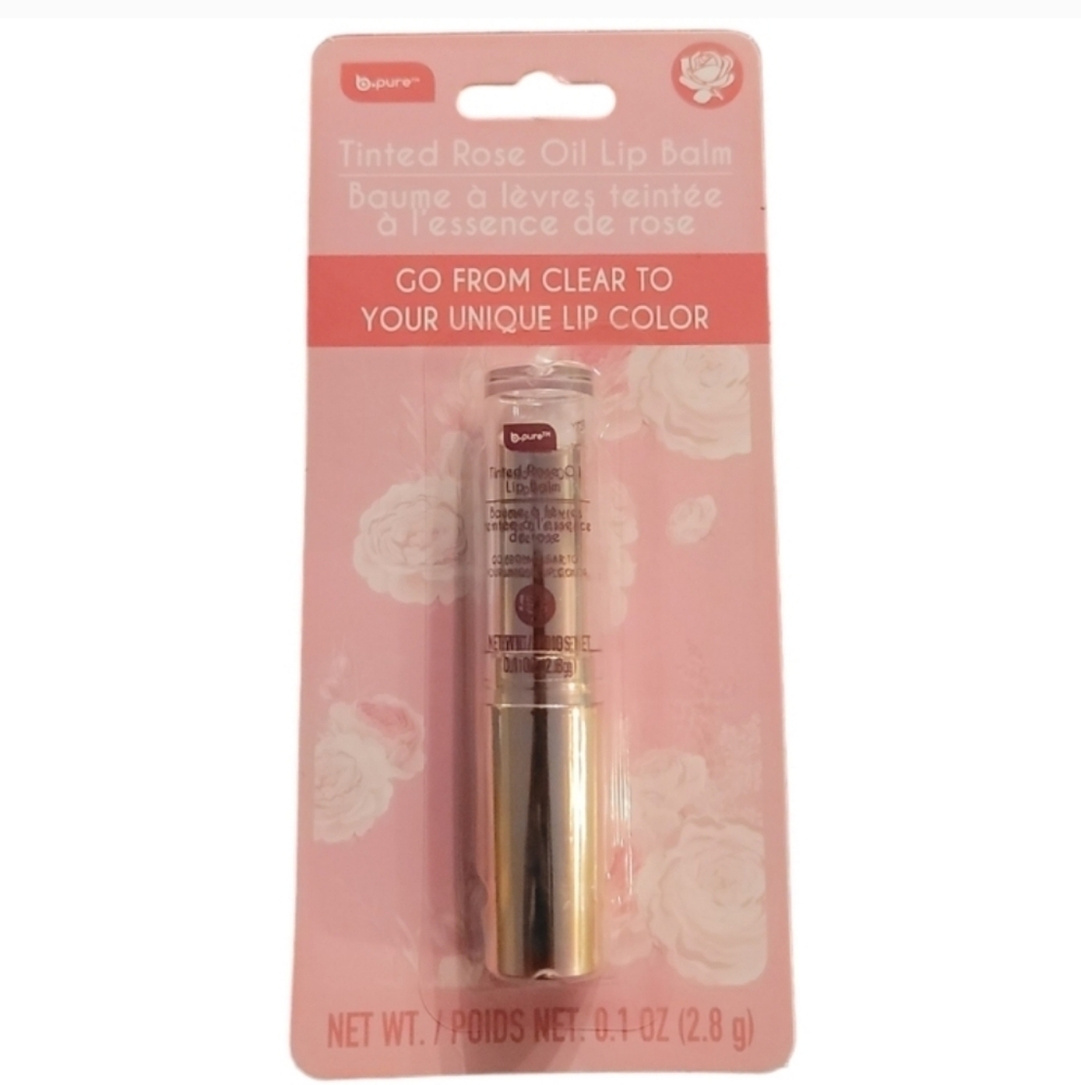 Bpure Tinted Rose Oil Lip Balm Tik Tok Famous  NWT